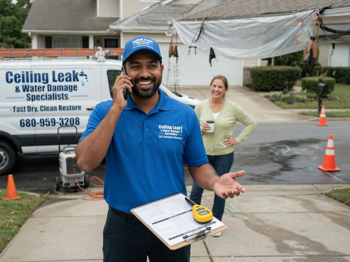Ceiling Leak Cleanup Alamo, TN FAQs